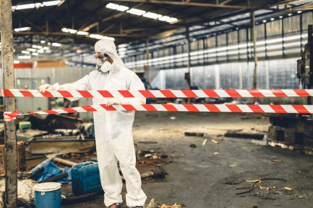 Professional Odor Removal technician working in Bay City, OR